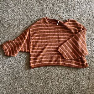 Free People Striped sweater